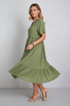 Robe bohème d’été femme col V – Robe fluide mini A-line | BOHERA