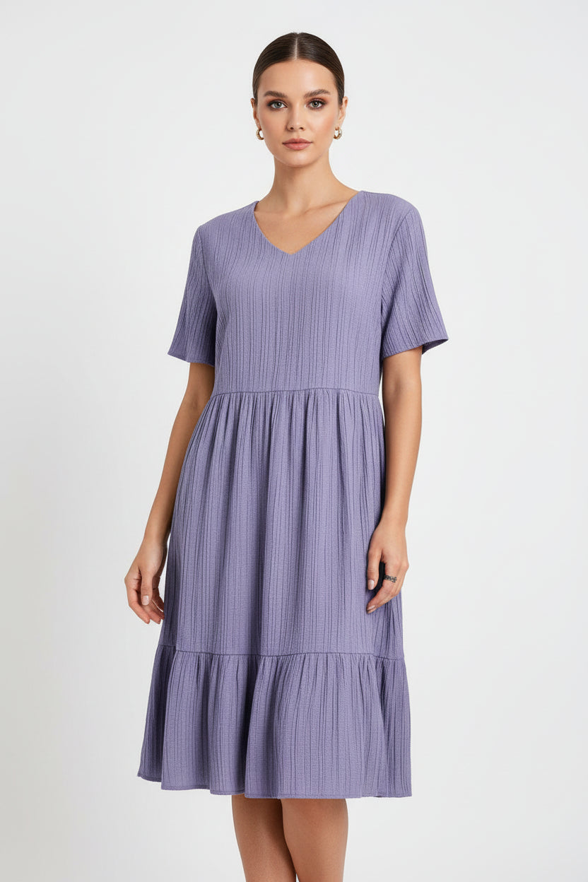 Robe bohème d’été femme col V – Robe fluide mini A-line | BOHERA