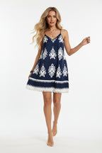 Robe bohème vintage femme – Robe mini fluide à bretelles | BOHERA