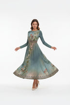 Robe casual élégante femme – Robe fluide mi-longue A-line | BOHERA