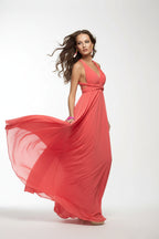 Robe longue bohème femme – Robe fluide multi-positions col V | BOHERA