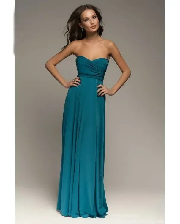 Robe longue bohème femme – Robe fluide multi-positions col V | BOHERA