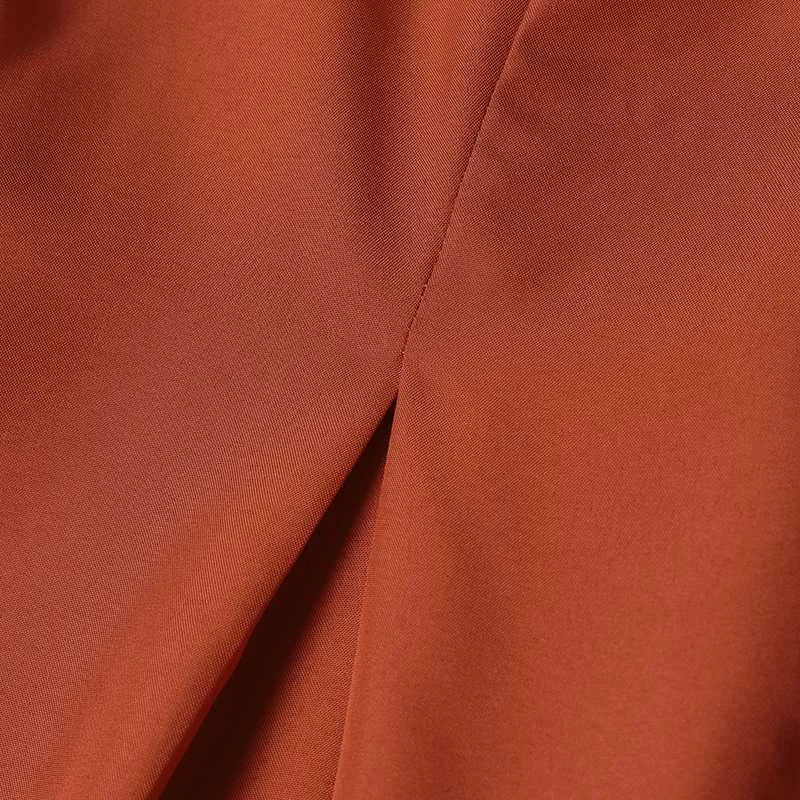 Robe casual élégante femme col V – Robe fluide manches papillon | BOHERA