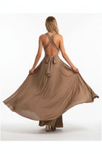 Robe longue bohème femme – Robe fluide multi-positions col V | BOHERA