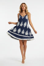 Robe bohème vintage femme – Robe mini fluide à bretelles | BOHERA