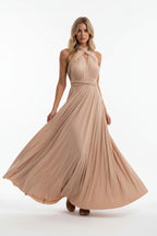 Robe longue bohème femme – Robe fluide multi-positions col V | BOHERA