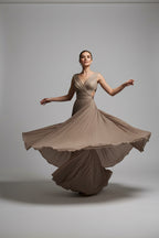 Robe longue bohème femme – Robe fluide multi-positions col V | BOHERA