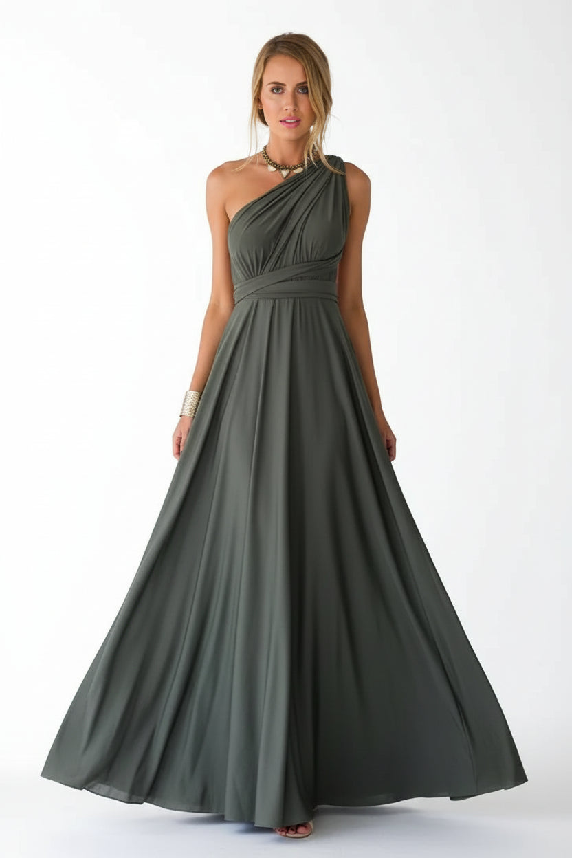 Robe longue bohème femme – Robe fluide multi-positions col V | BOHERA